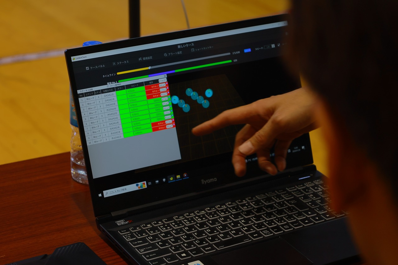 ドローンショーPC制御
